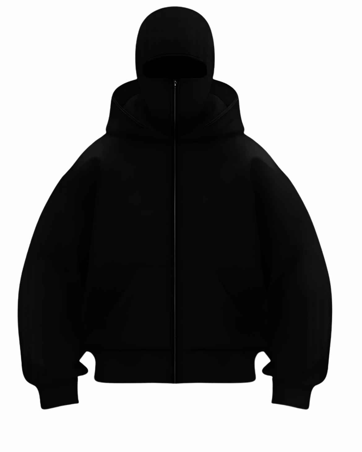 Blackout Vantablack Mask Zipup