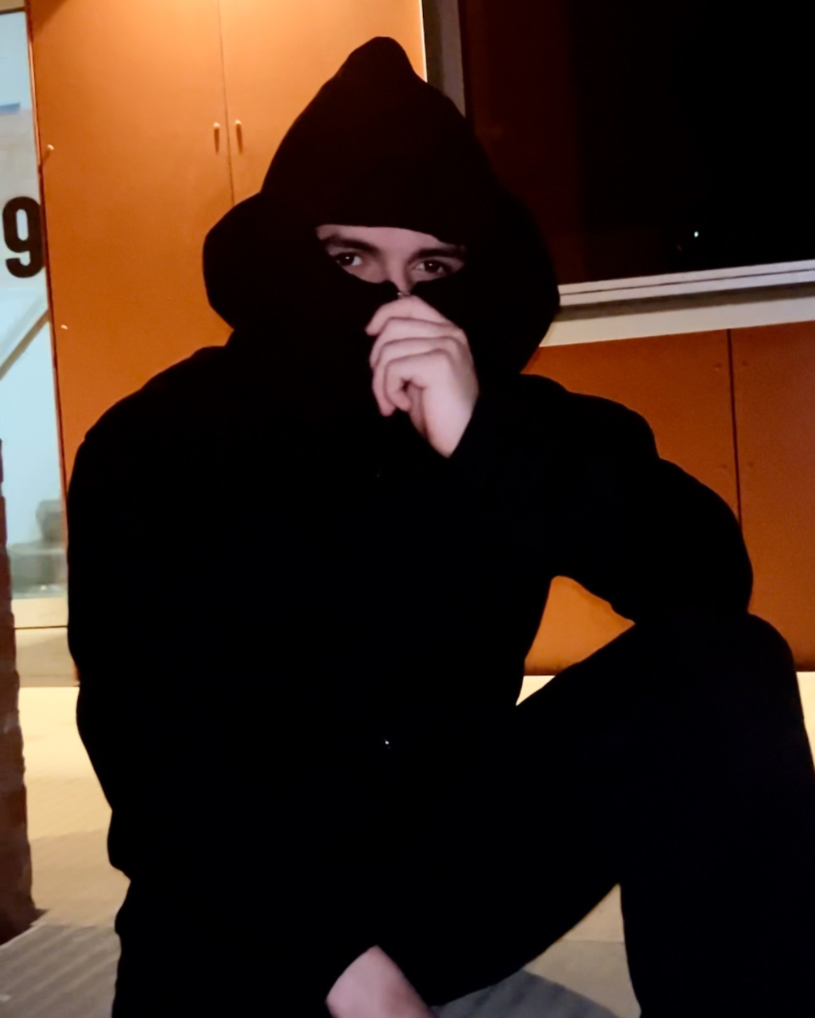 Blackout Vantablack Mask Zipup