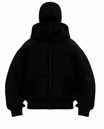 Blackout Vantablack Mask Zipup