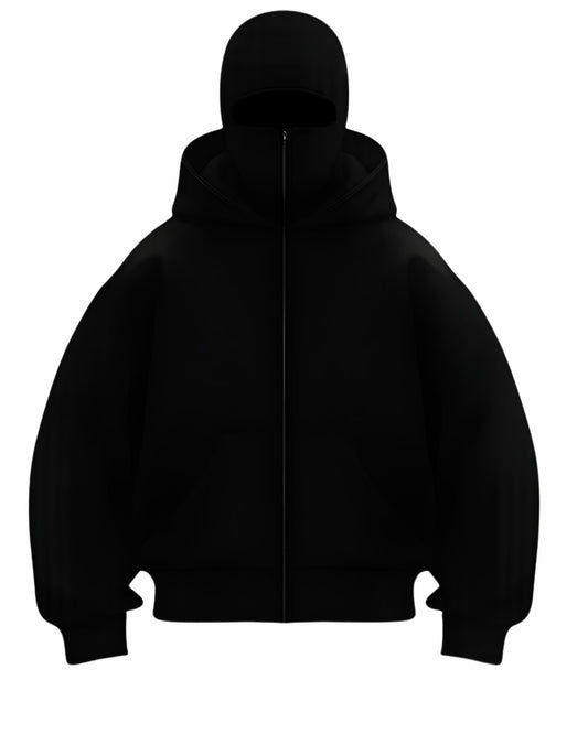 Blackout Vantablack Mask Zipup